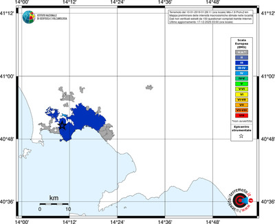 Mappa EMS - territori località