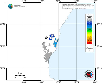 Mappa EMS - territori località