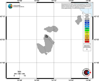 Mappa EMS - territori comuni
