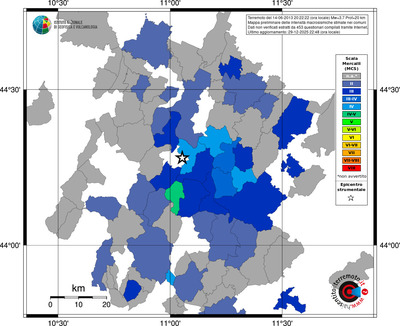 Mappa MCS - territori comuni