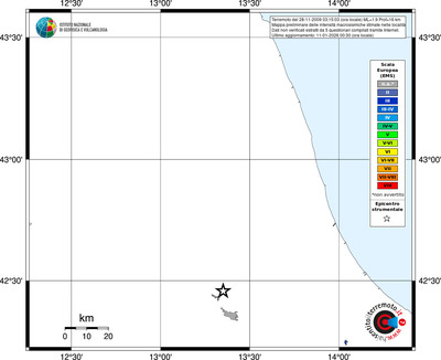 Mappa EMS - territori località