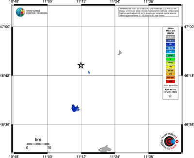 Mappa MCS - territori località