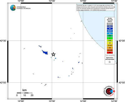 Mappa MCS - territori località