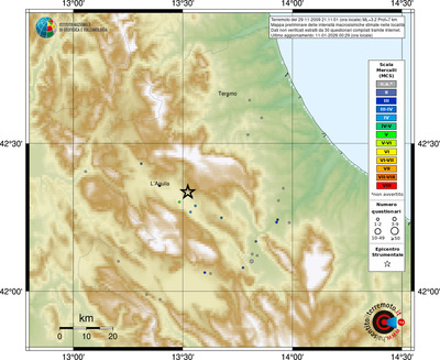 Mappa MCS - località