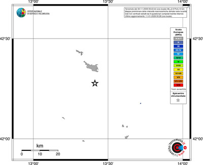 Mappa EMS - territori località