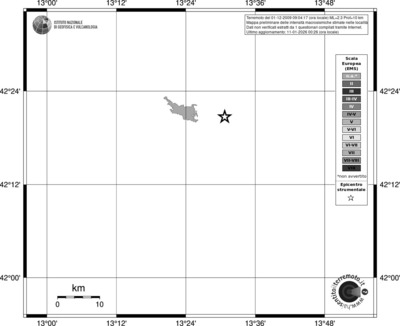 Mappa EMS - territori località