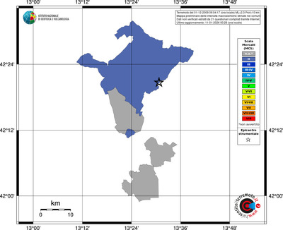 Mappa MCS - territori comuni