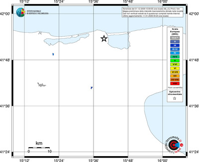 Mappa EMS - territori località