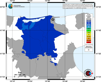 Mappa EMS - territori comuni