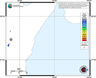 Mappa EMS - territori località