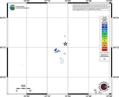 Mappa EMS - territori località
