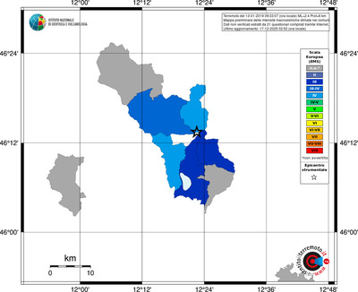 Mappa EMS - territori comuni