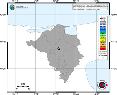 Mappa MCS - territori comuni