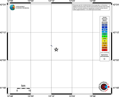 Mappa MCS - territori località