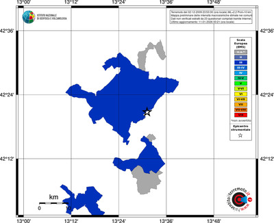 Mappa EMS - territori comuni