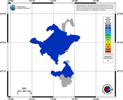 Mappa MCS - territori comuni