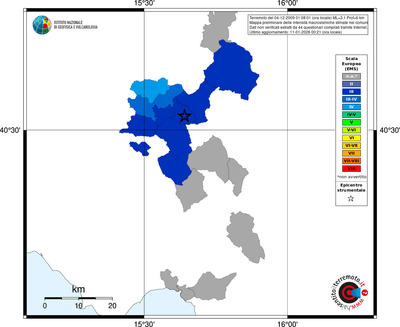 Mappa EMS - territori comuni