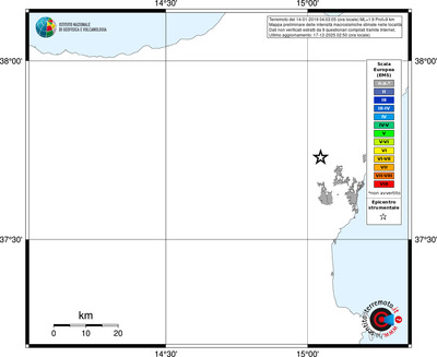 Mappa EMS - territori località