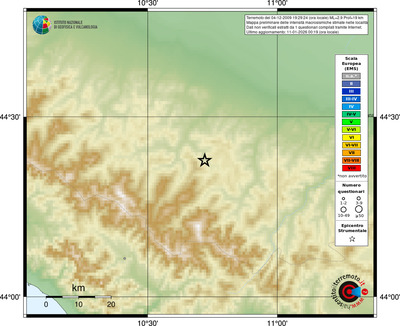 Mappa EMS - località