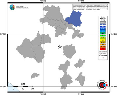 Mappa MCS - territori comuni