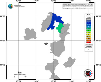 Mappa MCS - territori comuni
