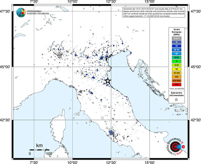 Mappa EMS - territori località