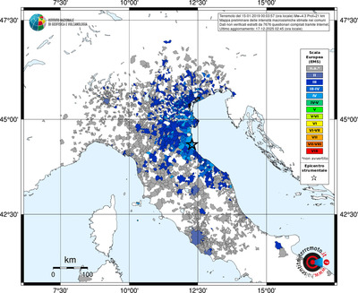 Mappa EMS - territori comuni