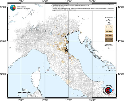 Mappa territorio comunale con almeno 3 questionari