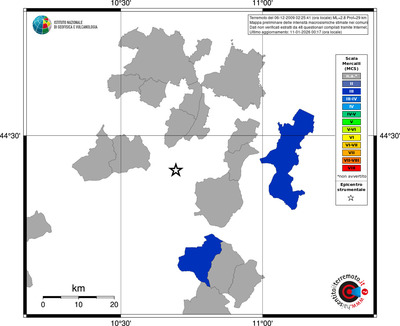Mappa MCS - territori comuni