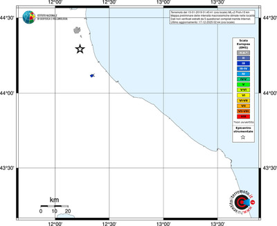 Mappa EMS - territori località