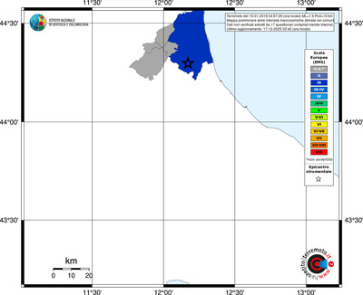 Mappa EMS - territori comuni