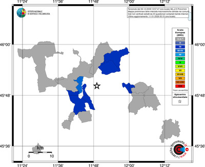 Mappa EMS - territori comuni
