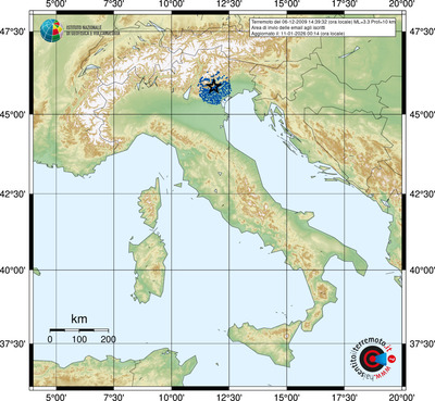 Area di invio delle email agli iscritti