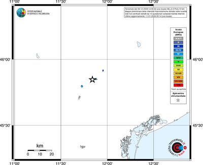 Mappa EMS - territori località