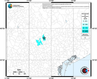 Mappa territorio comunale con almeno 3 questionari