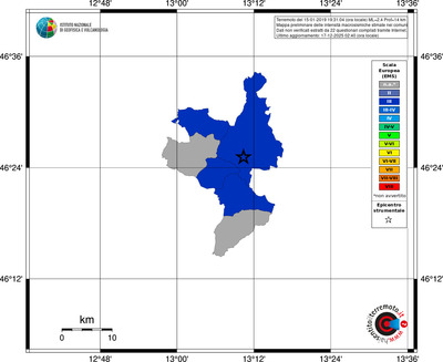 Mappa EMS - territori comuni