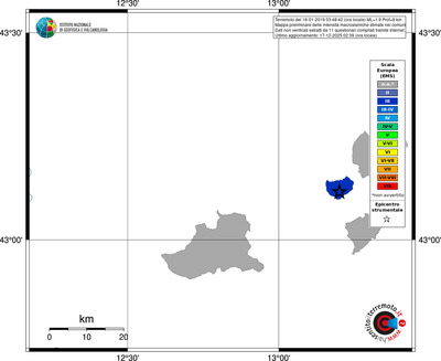 Mappa EMS - territori comuni