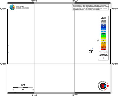Mappa MCS - territori località