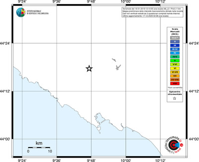 Mappa MCS - territori località