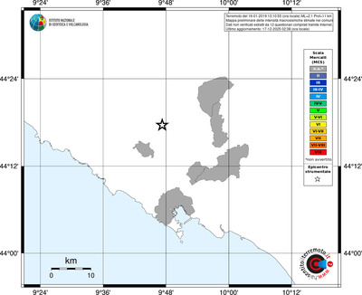 Mappa MCS - territori comuni
