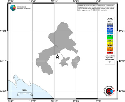 Mappa MCS - territori comuni