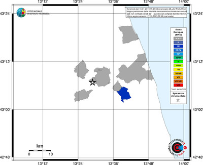 Mappa EMS - territori comuni