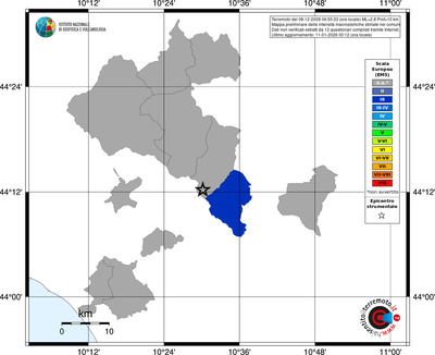 Mappa EMS - territori comuni