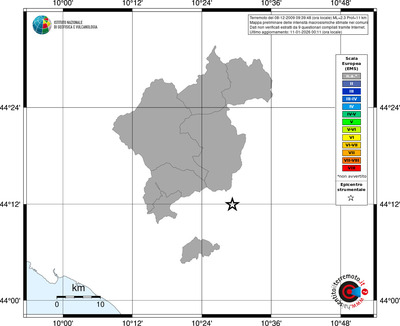 Mappa EMS - territori comuni