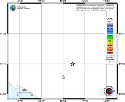 Mappa MCS - territori località