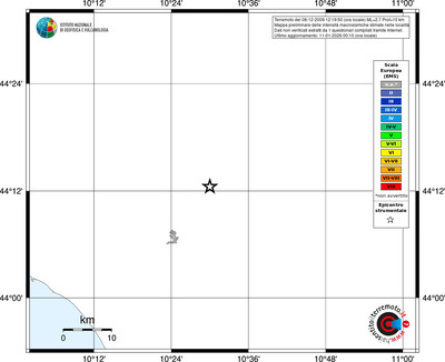 Mappa EMS - territori località