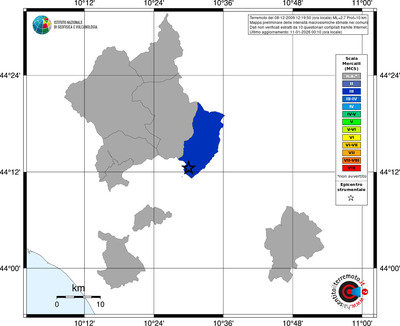 Mappa MCS - territori comuni