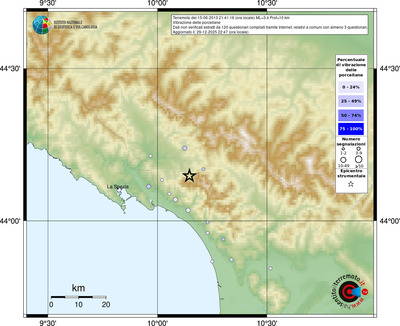 Mappa comuni con almeno 3 questionari