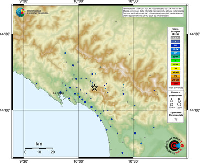 Mappa EMS - località