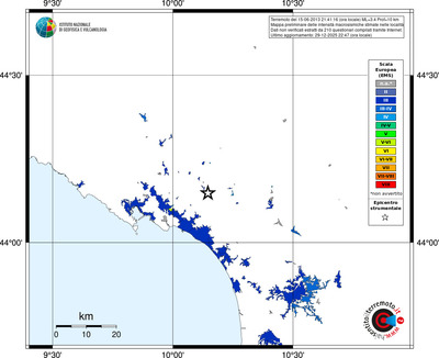 Mappa EMS - territori località